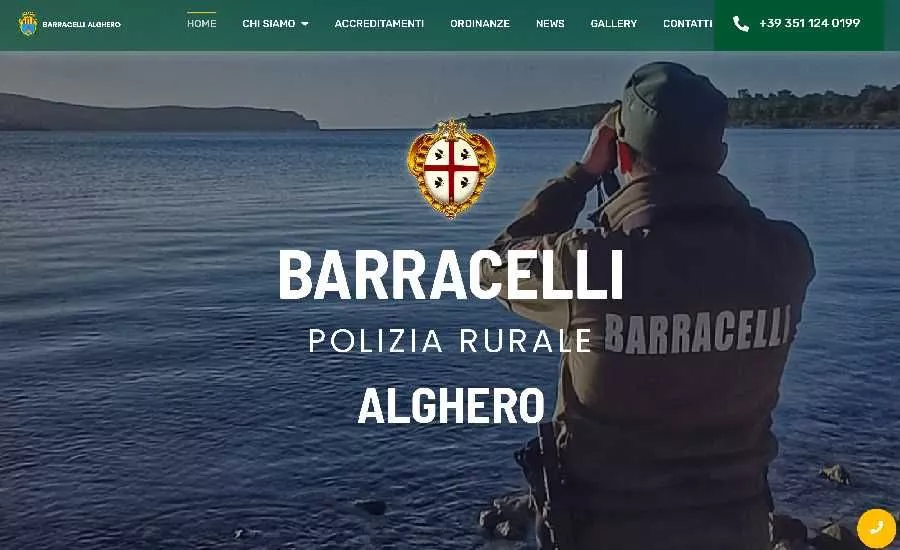 Il Comando Barracelli del Comune di Alghero annuncia il lancio del proprio sito istituzionale