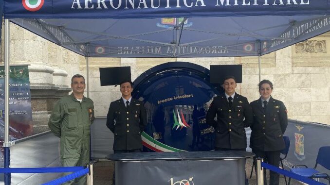 simulatore di volo frecce tricolori al comune di cagliari