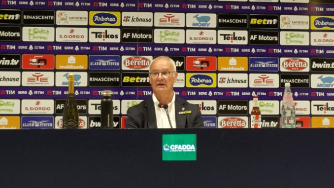 Claudio Ranieri in conferenza stampa alla Unipol Domus 2