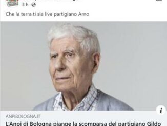 Gildo Bugni morto a 96 anni il partigiano Arno