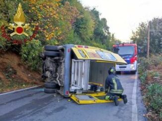 Incidente vicino Roma scuolabus si ribalta a Rocca di Papa contusi autista e due bimbi