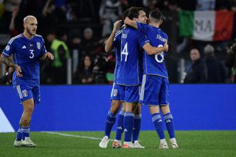 Italia Macedonia del Nord 5 2 cinquina azzurra spareggio con Ucraina per Euro 2024