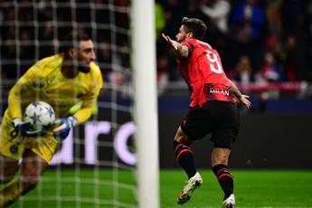 Milan Psg 2 1 gol di Leao e Giroud rossoneri in corsa per ottavi Champions