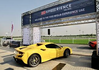 Partita la 1000 Miglia Experience Uae 2023