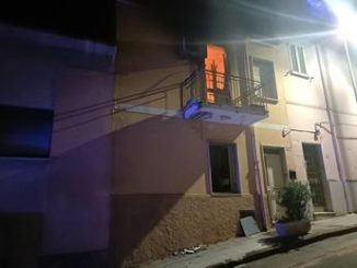 Sassari casa a fuoco in piena notte a Sorso morto 77enneato