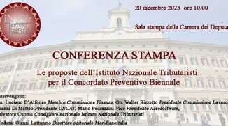 Tributaristi conferenza stampa su proposte per il Concordato preventivo biennale