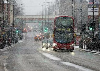 Gb ondata di freddo da record non accadeva da 14 anni. Neve anche a Londra