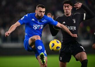 Juventus Empoli 1 1 Baldanzi risponde a Vlahovic