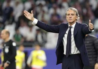 Mancini esce prima del rigore Federcalcio Arabia Inaccettabile