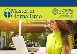 Master in Giornalismo di Bari proroga iscrizioni al 29 febbraio