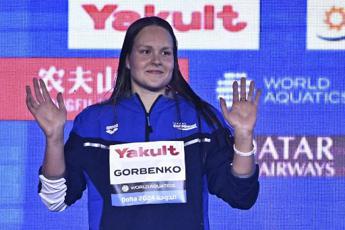 Israele fischi per Gorbenko ai Mondiali di nuoto a Doha Video