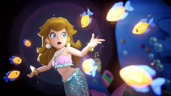 Peach sireana e ladra le nuove trasformazioni nel gioco per Nintendo Switch