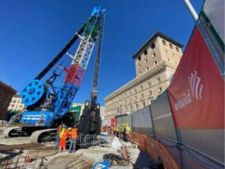 Webuild entra in funzione idrofresa per scavo stazione museo metro C piazza Venezia