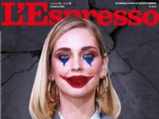 Chiara Ferragni come Joker in copertina sullEspresso il web si spacca