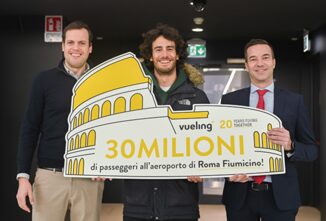 Record per Vueling allaeroporto di Fiumicino