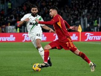 Roma Sassuolo 1 0 ai giallorossi basta un gol di Pellegrini