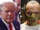 Trump lo show per il Super Tuesday Migranti come Hannibal Lecter