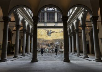 Una grande opera di Anselm Kiefer per il cortile Palazzo Strozzi