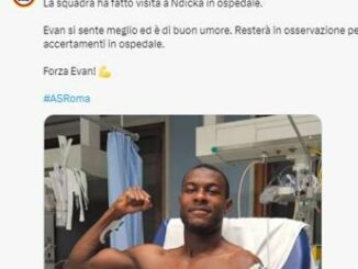 NDicka malore in campo e Udinese Roma sospesa come sta Evan