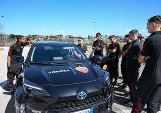 Toyota sostiene progetto As Roma Aci per sicurezza stradale giovani