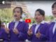 Children from Wuzhishan Hainan Sings on the Seine in Paris during the opening performance of the Sino French Gourmet Carnival