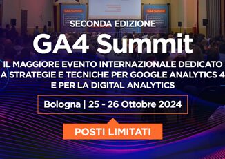 GA4 SUMMIT 2024 al via la seconda edizione del maggiore evento internazionale dedicato a Google Analytics 4 per il marketing e ladvertising