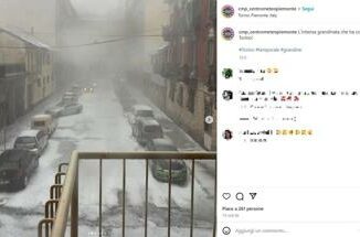 Maltempo a Torino violenta grandinata previsioni oggi e domani Video