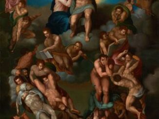 Michelangelo dipinse anche un Giudizio Universale a olio su tela