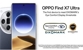 OPPO Find X7 Ultra First to Achieve DXOMARK Eye Comfort Display Label