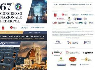 Tutela della Persona e delle Aziende LINVESTIGATORE PRIVATO NELLERA DIGITALE 67° Congresso Nazionale