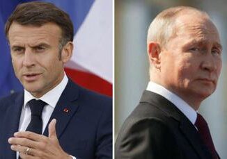 Ucraina armi Nato contro Russia Macron dice si e Putin minaccia