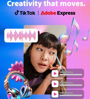 Adobe e TikTok annunciano lintegrazione della Commercial Music Library di TikTok in Adobe Express per i creator