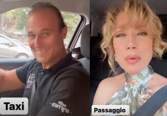 Taxi introvabili a Roma Nancy Brilli allambasciata britannica con lamico barista