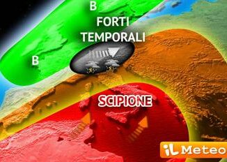 Temporali al nord e molto caldo al Sud Italia divisa in due secondo le previsioni meteo