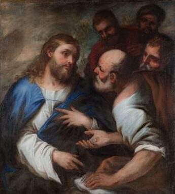 Concluso il restauro dei dipinti SantOnofrio di Battistello Caracciolo e Tributo della moneta di Luca Giordano grazie alla collaborazione tra le Gallerie Nazionali di Arte Antica e Associazione Civita