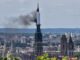 Francia vasto incendio nella cattedrale di Rouen