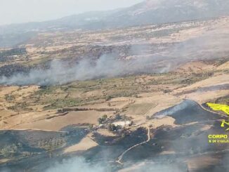 Incendi di Nurri località Monte Cugussì e Case Matta (distanza tra le due insorgenze < 2 km)