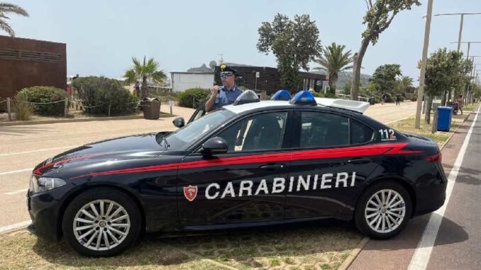 carabinieri controlli al poetto di cagliari