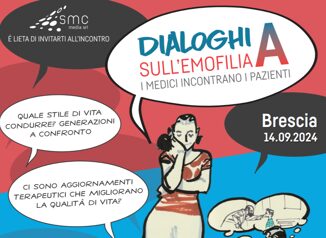 Dialoghi sullemofilia A a Brescia il 14 settembre