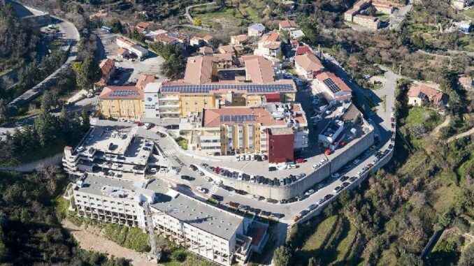 Panoramica dell'ospedale Nostra Signora della Mercede di Lanusei