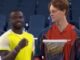 Sinner Tiafoe e il dito medio come rovinare la foto a Cincinnati Video