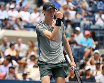 Sinner agli ottavi US Open OConnell battuto in 3 set