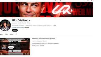 UR Cristiano Cristiano Ronaldo su Youtube per conquistare nuovi record