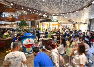 Victoria Dockside in Hong Kong Draws Incredible Crowds with the Globally Acclaimed 100 Doraemon Friends Exhibition Stimulating Hong Kongs Economy and Retail Vitality