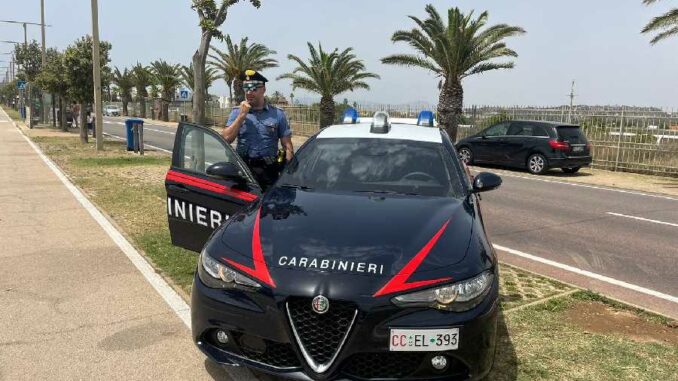 controllo carabinieri poetto cagliari