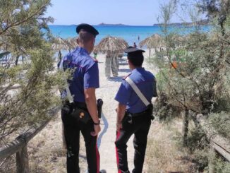 Carabinieri spiaggia villaputzu