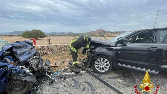 incidente stradale mortale ad Olbia