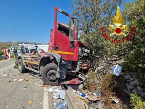 incidente stradalae nella statale 125 tra olbia e arzachena