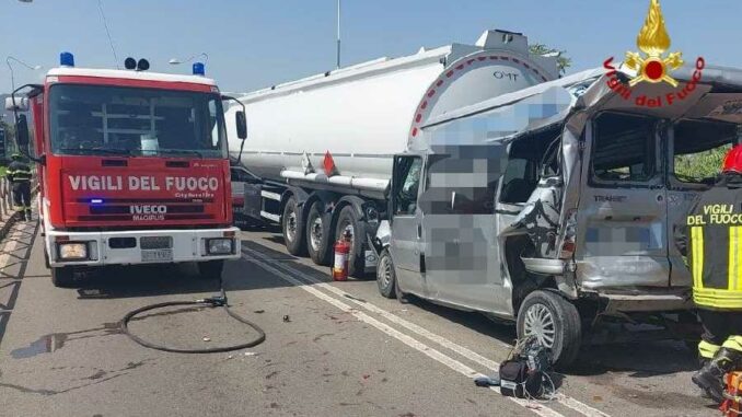 Incidente stradale Capoterra