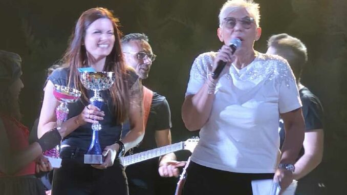 la vincitrice del primo premio 3 categoria con Maria Pintore